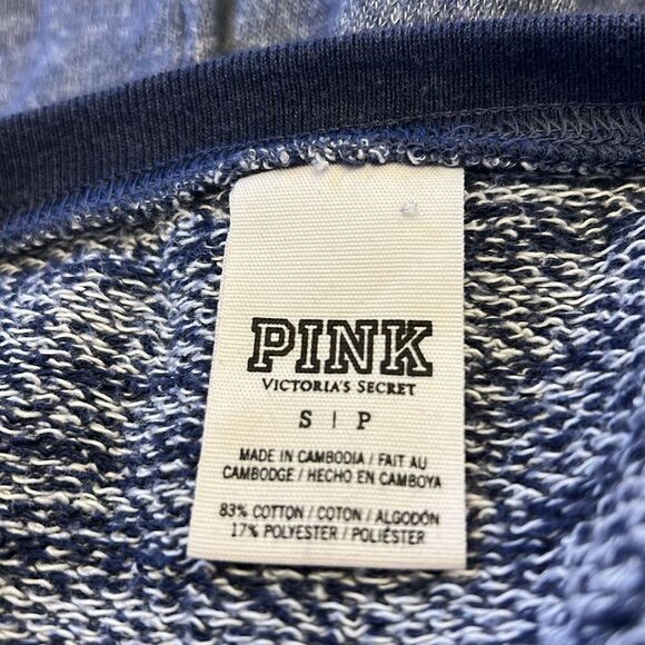 PINK Victoria's Secret Women's Blue Sweatshirt Size S EUC - Picture 8 of 8